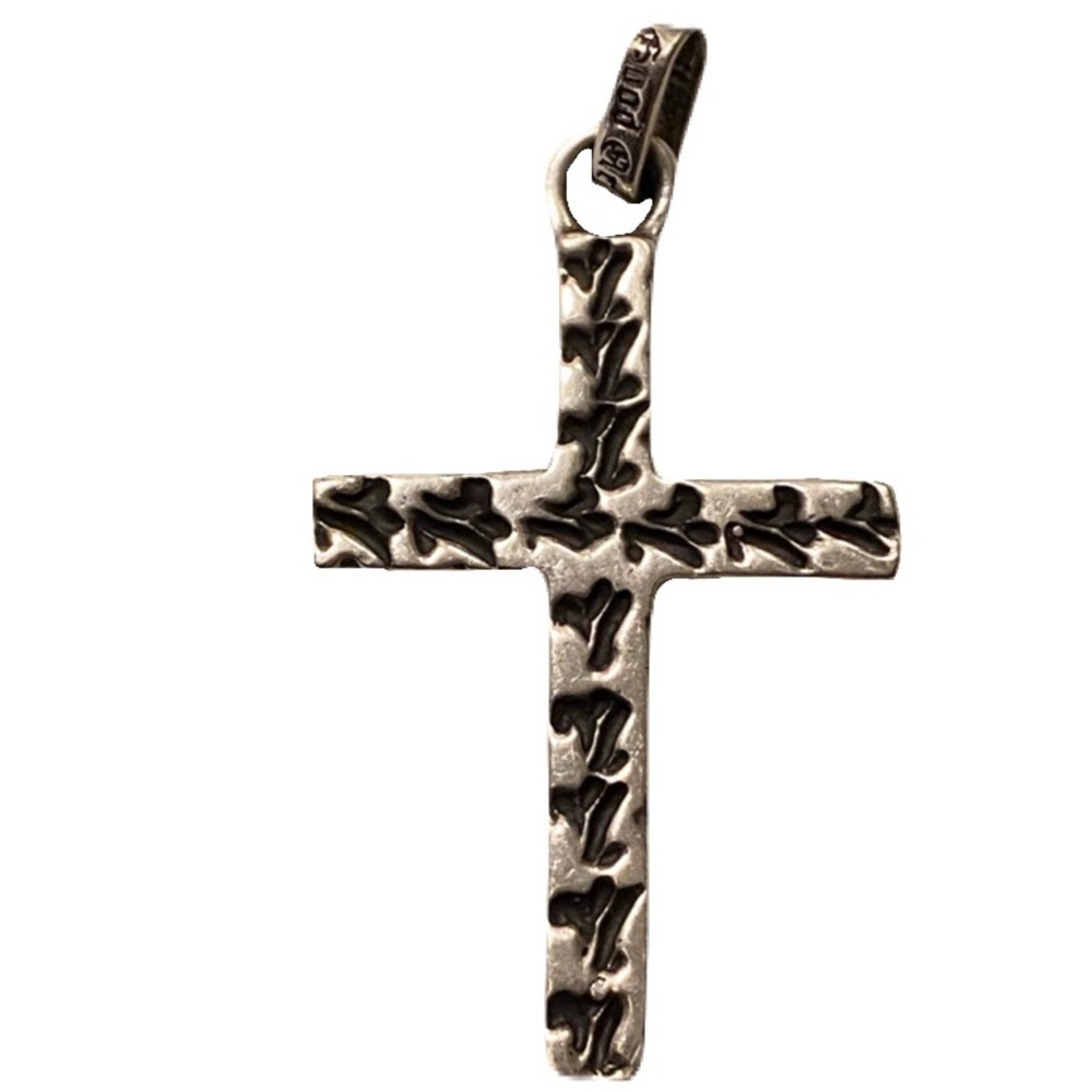 Good Art HLYWD |sterling Silver handmade Cross